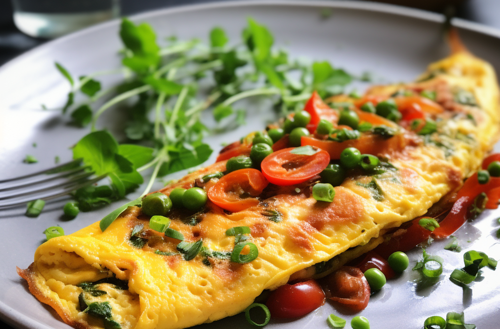 Omelette aux légumes