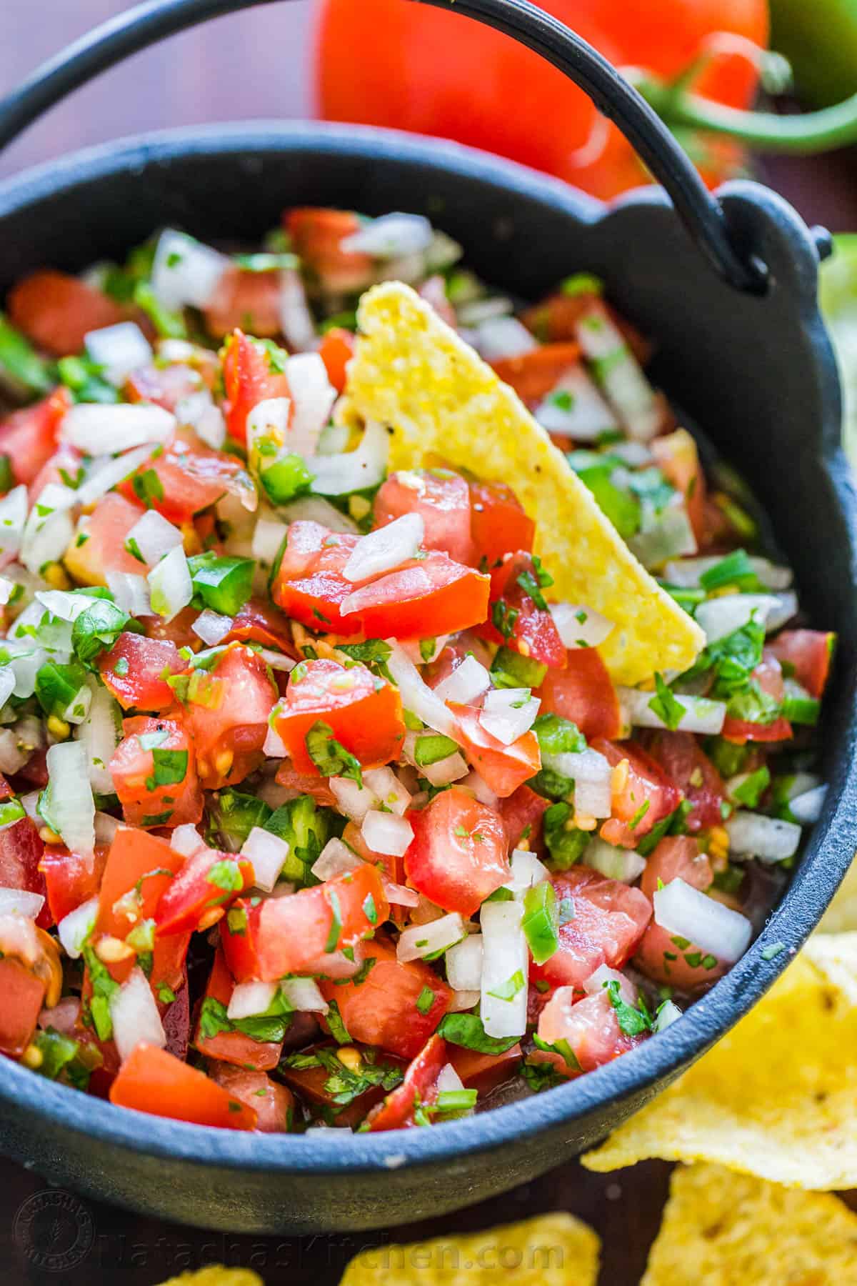 Pico-de-Gallo-Recipe-2 salade de poulet grillé a moins de 500 calories